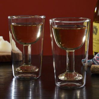 Madison Double-Wall Wine Glasses, Set of 2