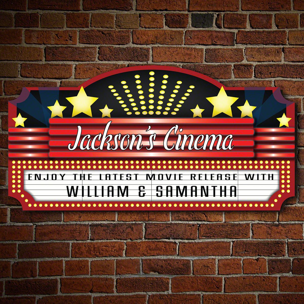 Custom Home Theater Movie Marquee Sign