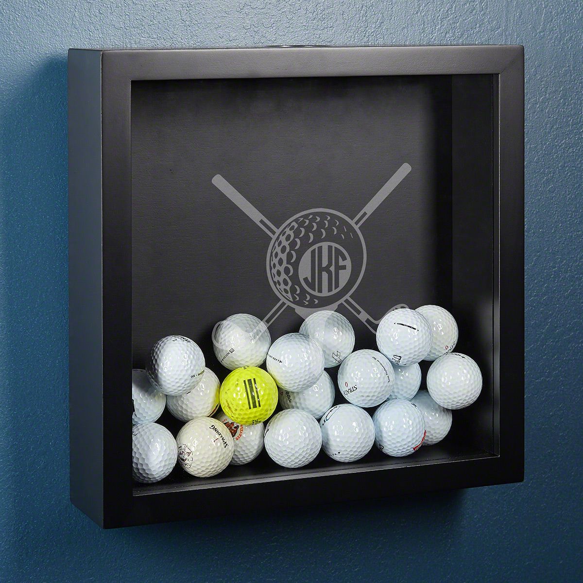 Acrylic Golf Ball Display Stand | Holds 3 Golf Balls | Acrylic and Metal |  3 Golf Tees Included (Acrylic)