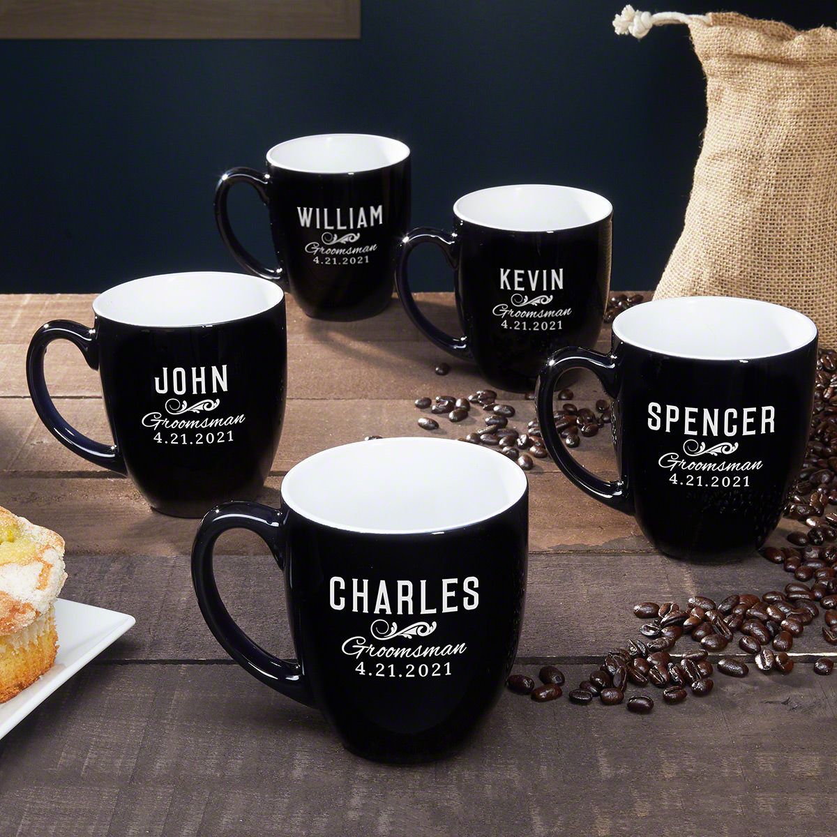 Personalized Gifts for Men, Coffee Mug for Dad, Monogram Coffee Cup, Mens  Coffee Cup, Mug for Him, Mug for Dad, Groomsmen Gifts, Anniversary 