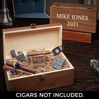 1240 Whiskey & Cigar Case Gift Set
