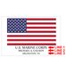Stars and Stripes Personalized Acrylic Retirement Plaque
