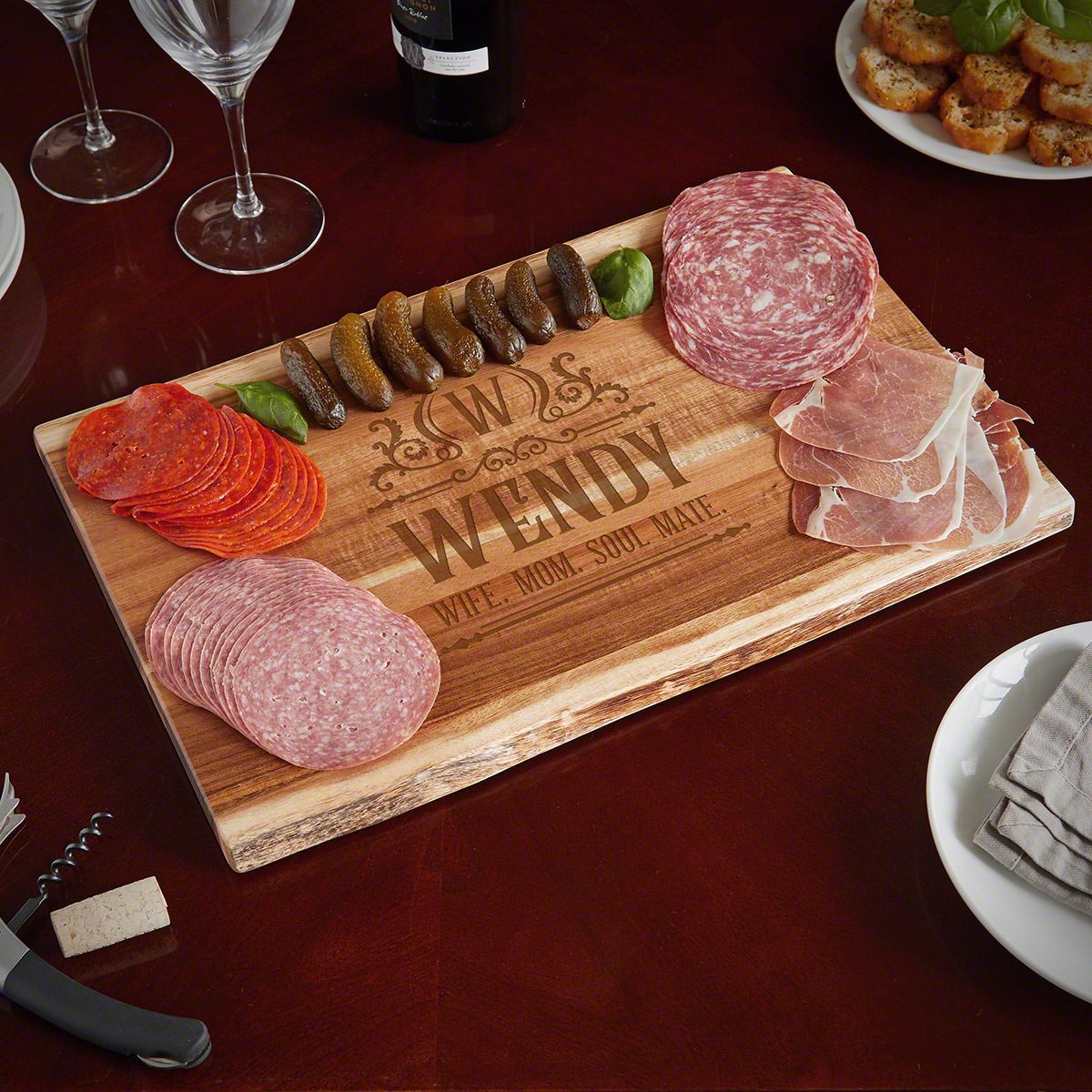 In the Raw Personalized Charcuterie Board - Canterbury (1in Thick)