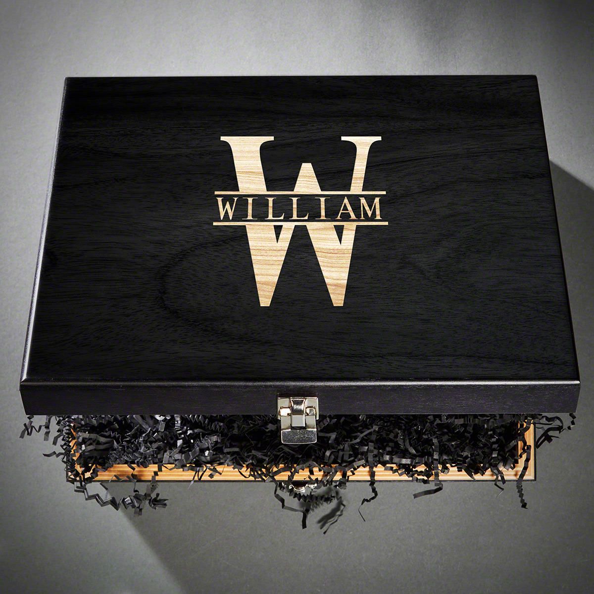 Oakmont Baltic Birch Custom Ebony Black Wood Box