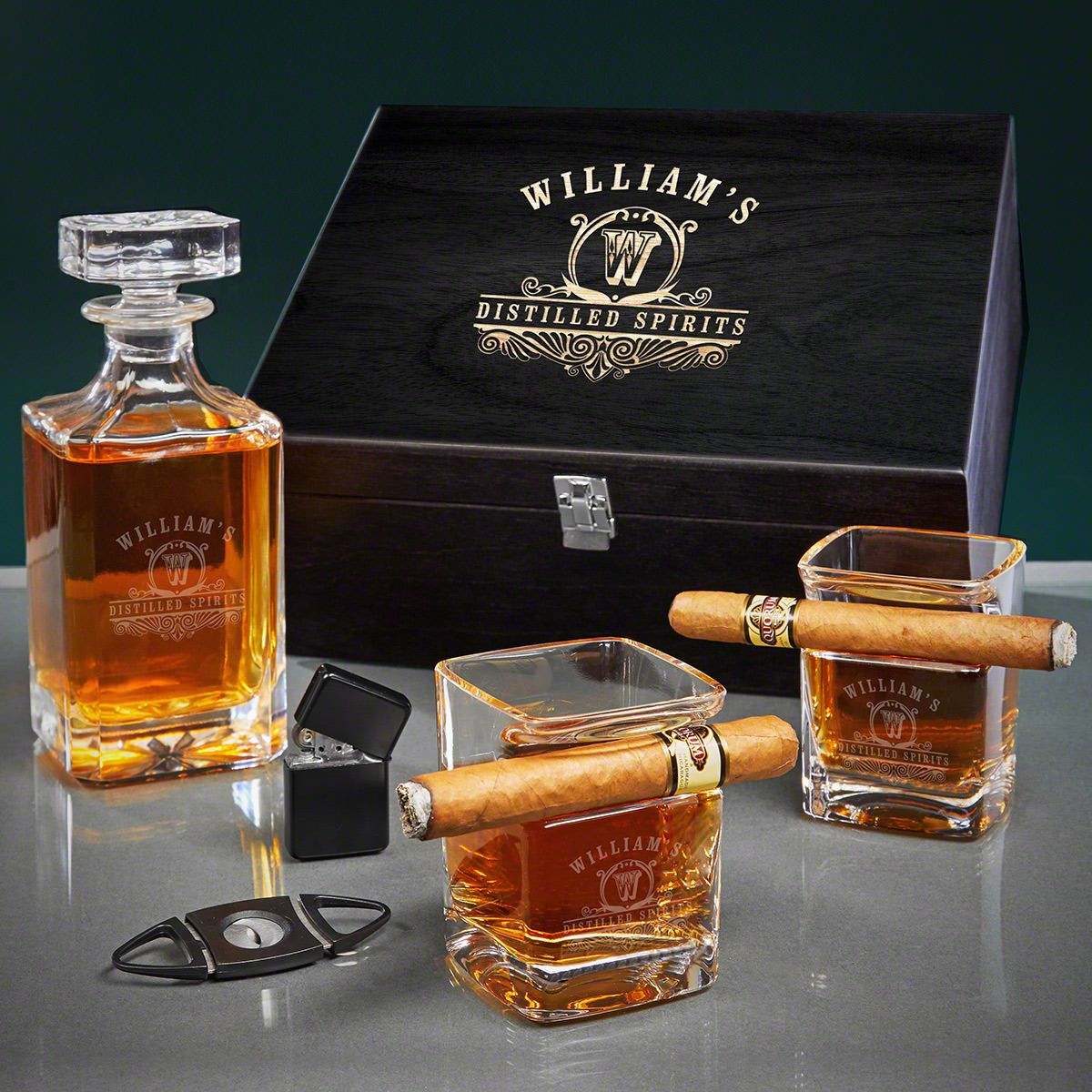 Personalized All The Vices Men’s Gift Set by HomeWetBar