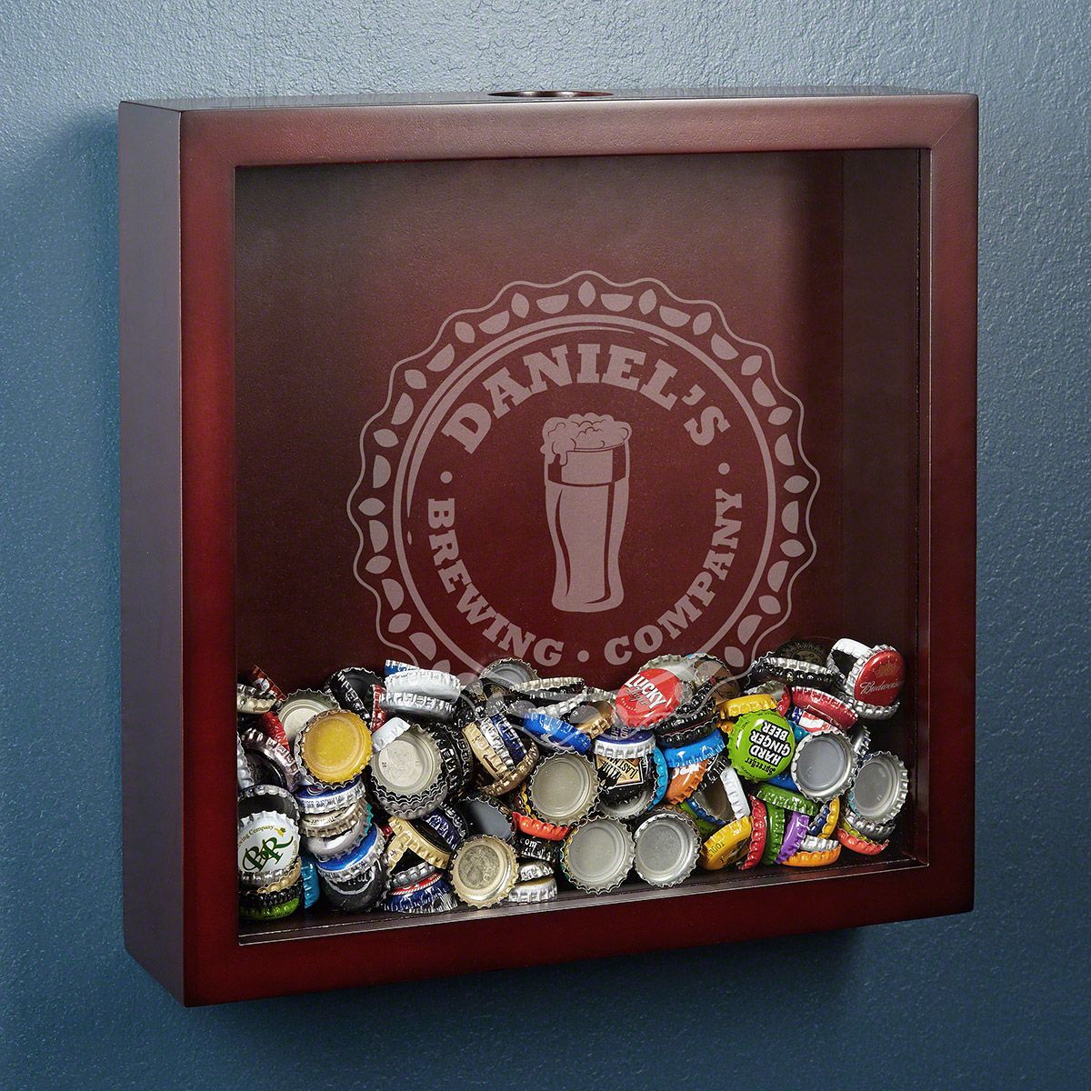 Mindful forsvar Blive ved Bottle Cap Brewery Personalized Beer Shadow Box