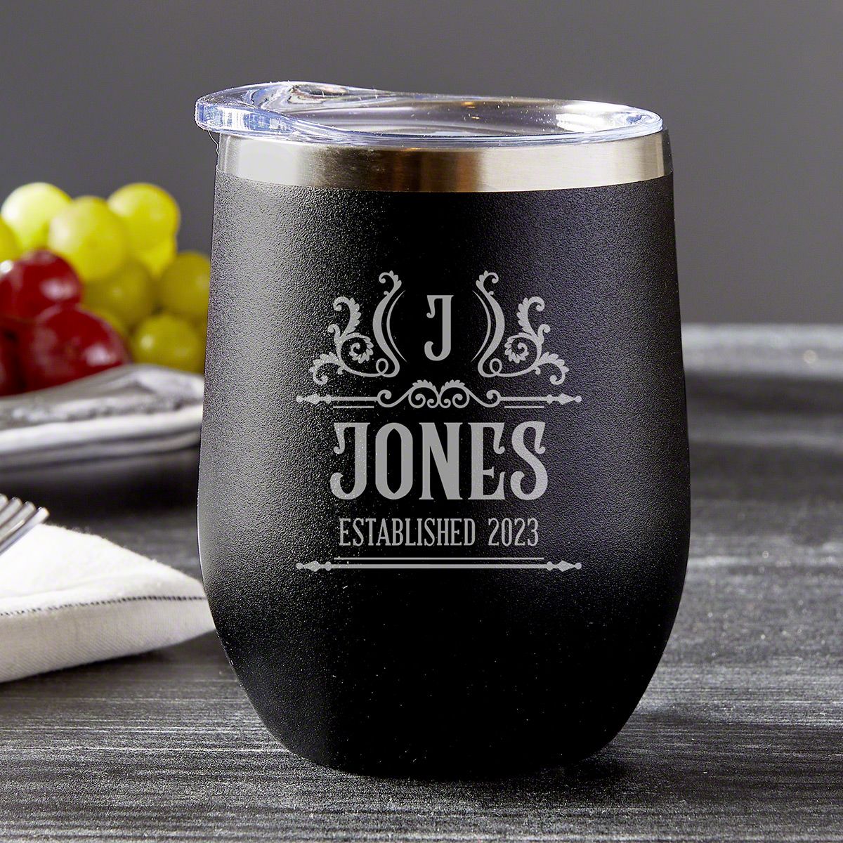 Canterbury Personalized Blackout Stainless Steel Tumbler