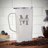 Personalized 16oz Engraved Stainless Steel Mug for Couples, Design: L5