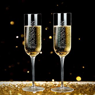 Luigi Bormioli® Best Day Ever Personalized Wedding Champagne Flute