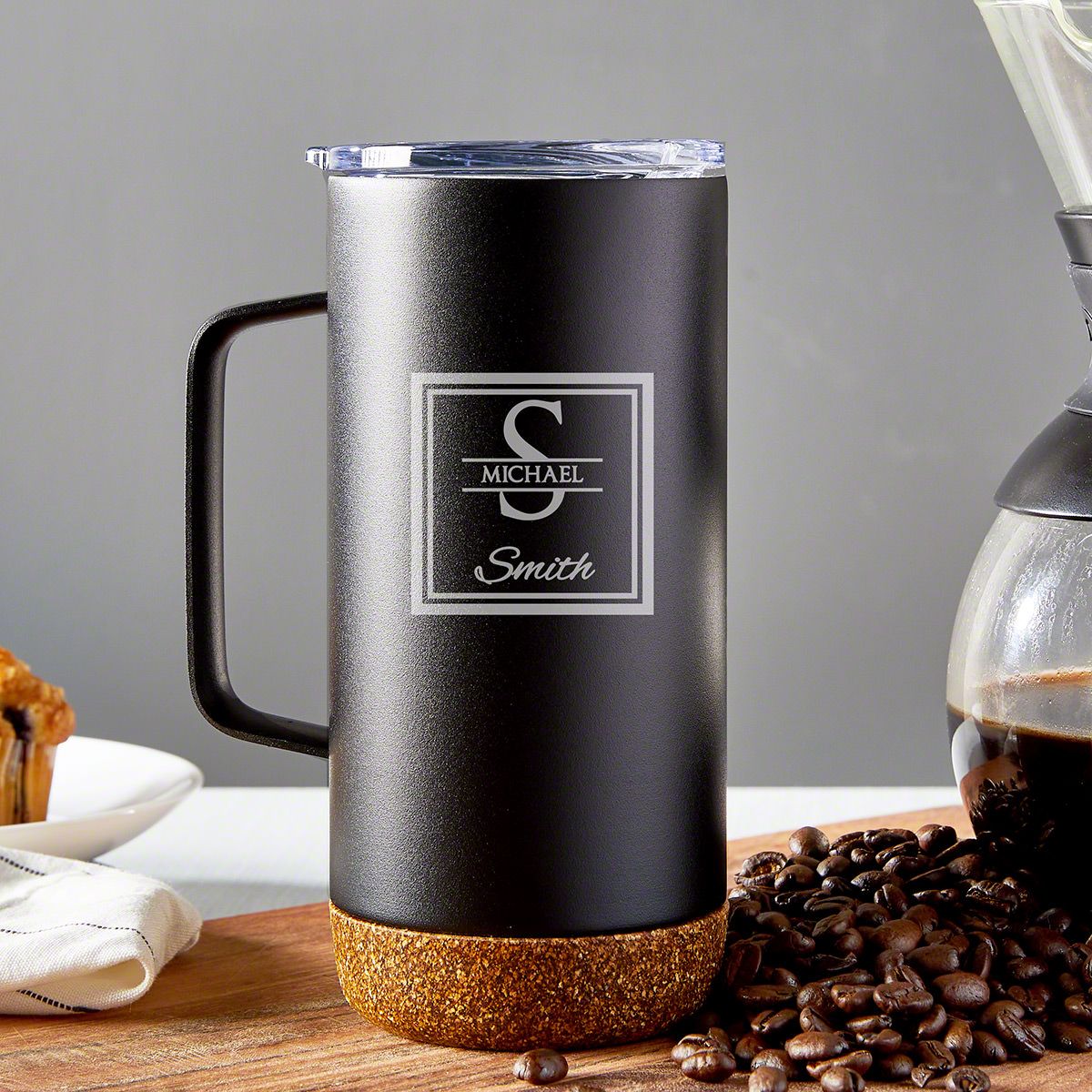 Personalized Coffee Mug, Custom Coffee Mug With Handle, Insulated
