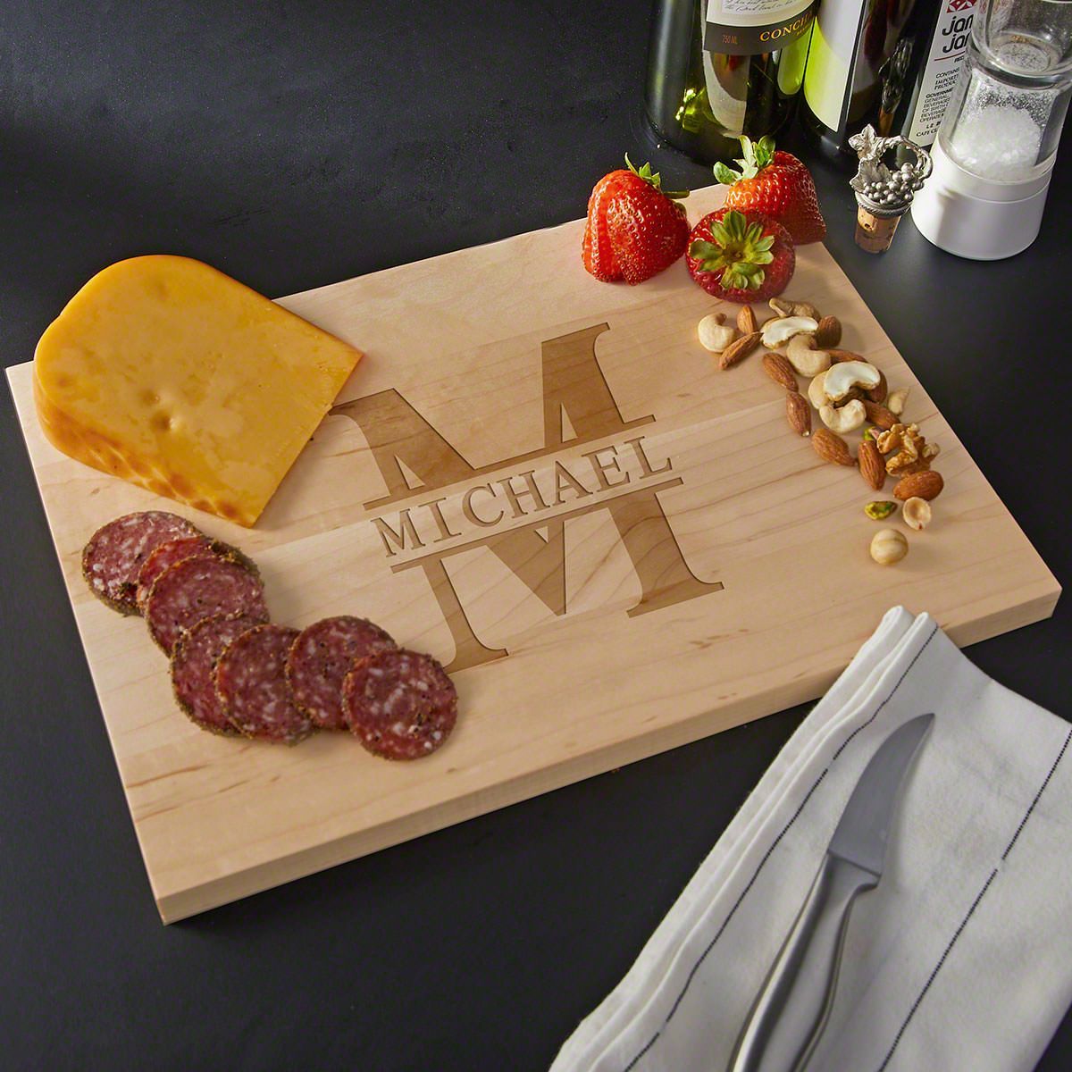 Engraved Maple Cutting Board - Oakmont Standard (0.75in Thick)
