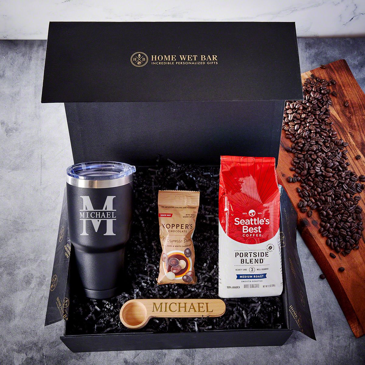 Oakmont Custom 30oz Insulated Tumbler 5pc Luxury Coffee Gift Box Set