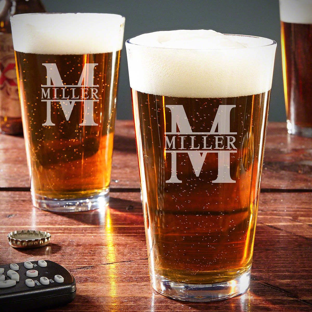 Personalized Beer Can Glasses