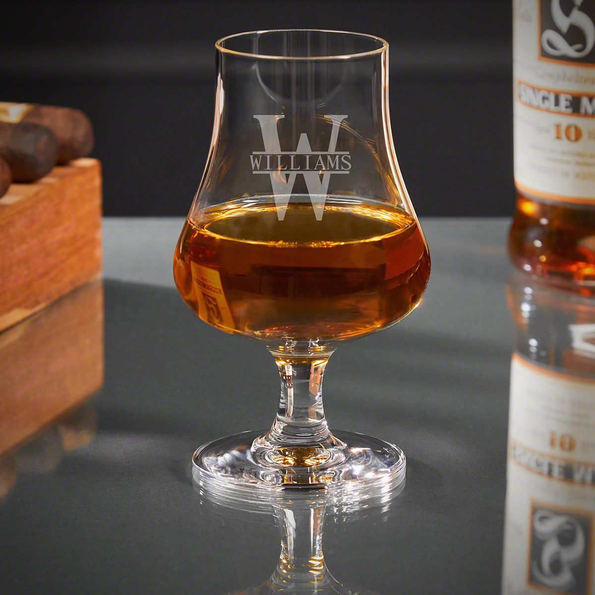 Personalized Whiskey Nosing Glass for Whiskey Bourbon Scotch Lovers - Home Wet Bar