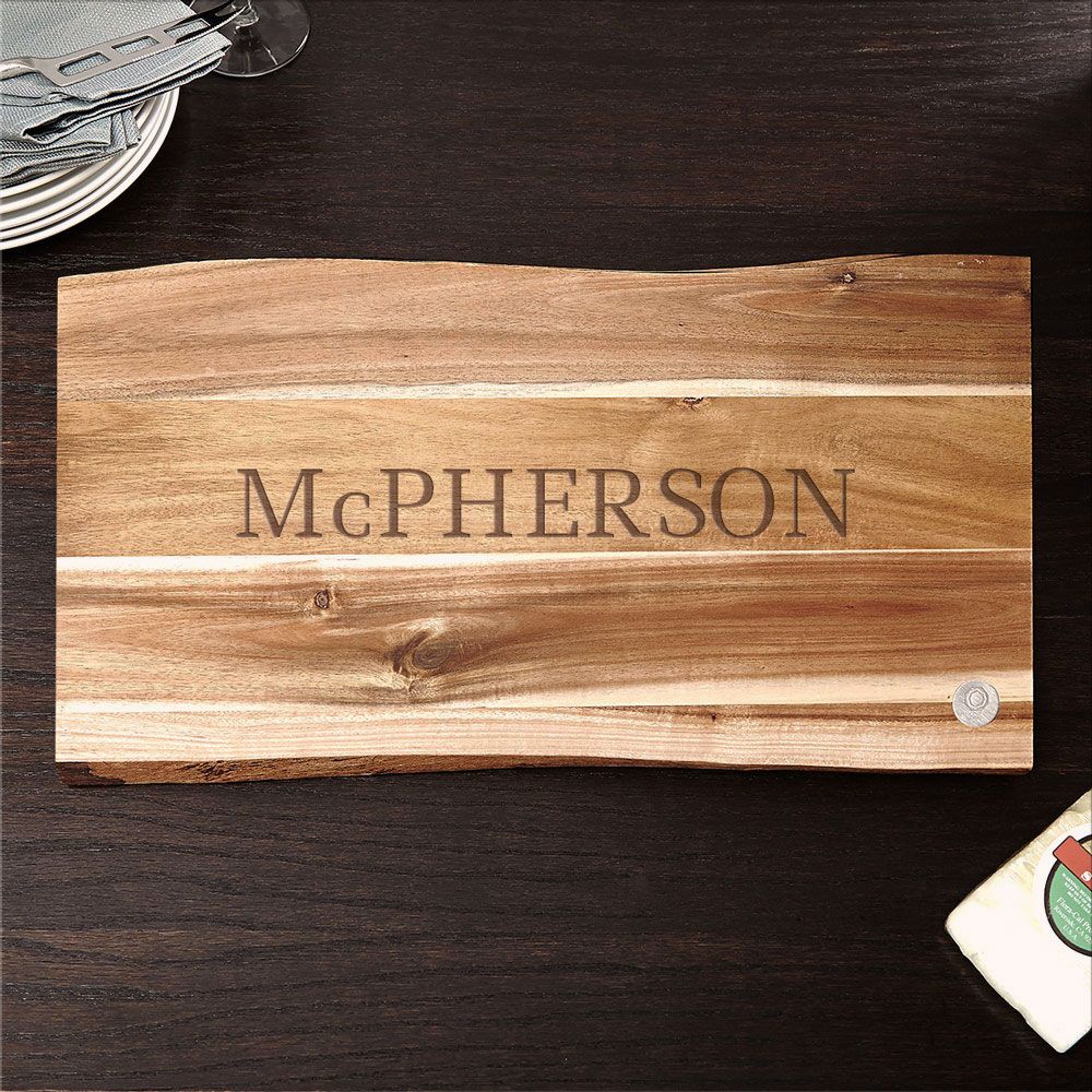 In the Raw Personalized Wood Cutting Board -Classic (0.75in Thick)