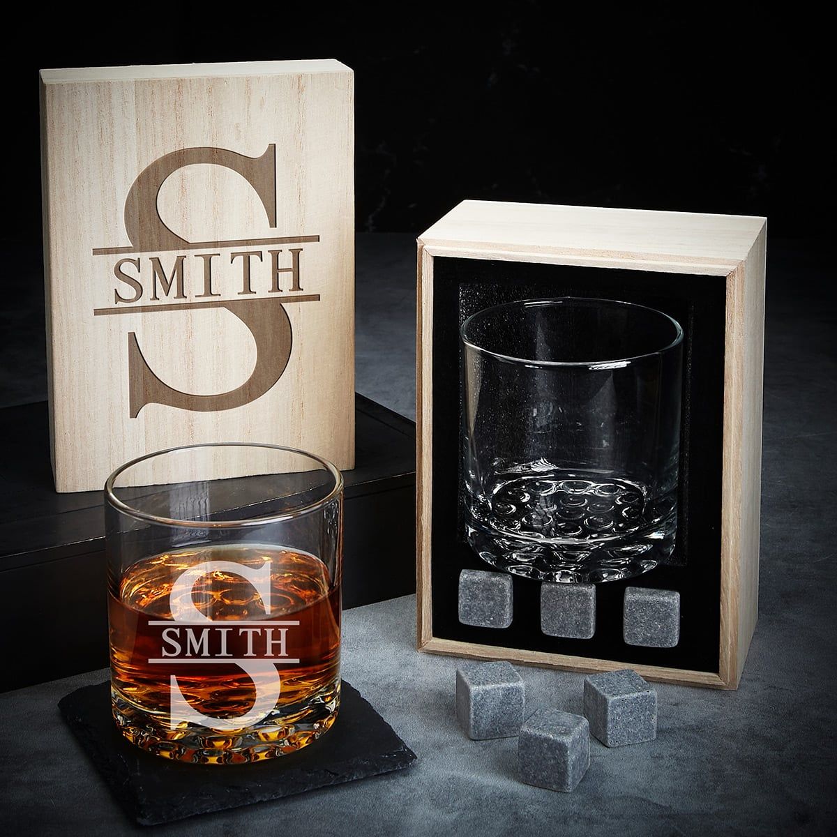 Whiskey Glass Gift  Personalized Scotch Glasses - Chic Makings
