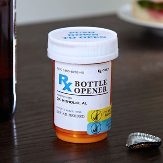 Prescription Bottle Booze Openers : prescription bottle